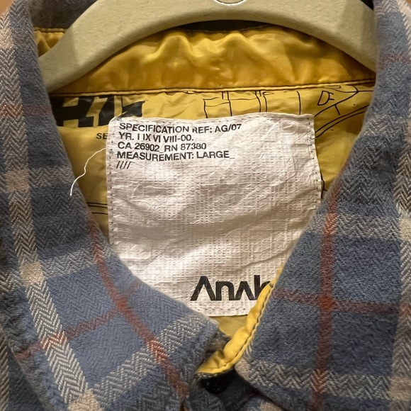Vintage Men’s Analog brand Flannel - Picture 3 of 3
